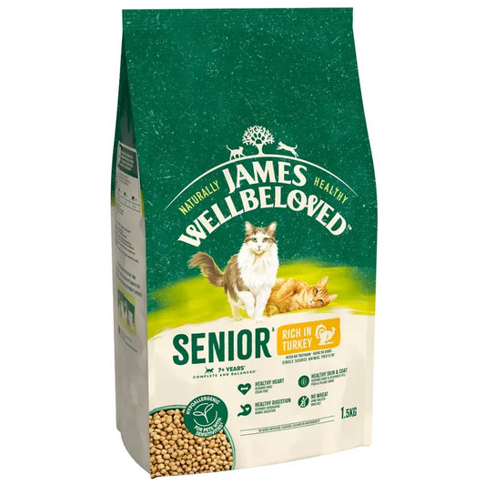 James Wellbeloved Cat Senior Turkey 1.5kg product image