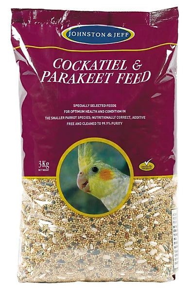 Johnston & Jeff Cockatiel & Parakeet Mix 3kg product image