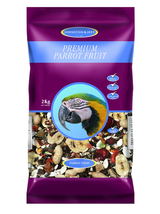 Johnston & Jeff Premium Parrot Fruit Mix 2kg product image