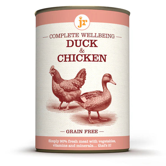 JR Complete Wellbeing Duck & Chicken 400g product image