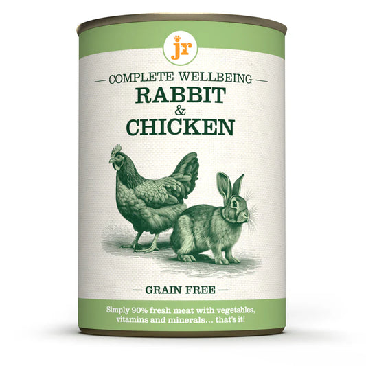 JR Complete Wellbeing Rabbit & Chicken 400g product image