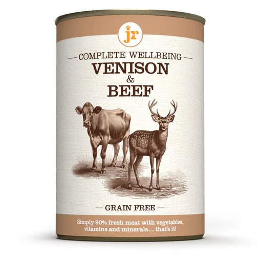 JR Complete Wellbeing Venison & Beef 400g product image