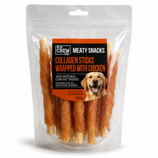 K9 Chew Co. Collagen Sticks Wrapped With Chicken 100g product image