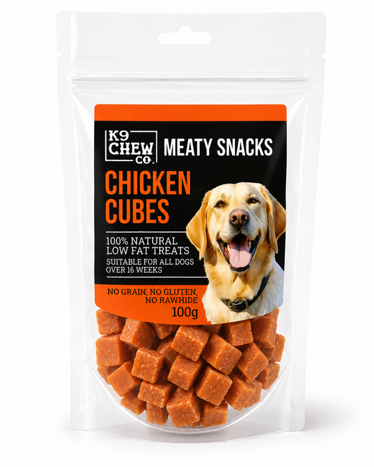 K9 Chew Co. Meaty Snack Cubes Chicken 100g product image