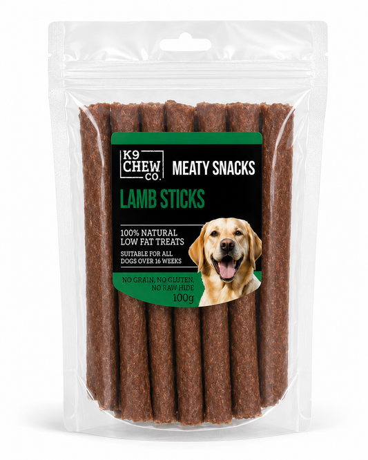 K9 Chew Co. Meaty Snack Sticks Lamb 100g product image