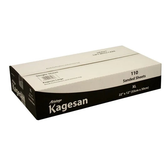 Kagesan Bulk Sanded Sheets White 55 x 30cm - Pack of 110 product image
