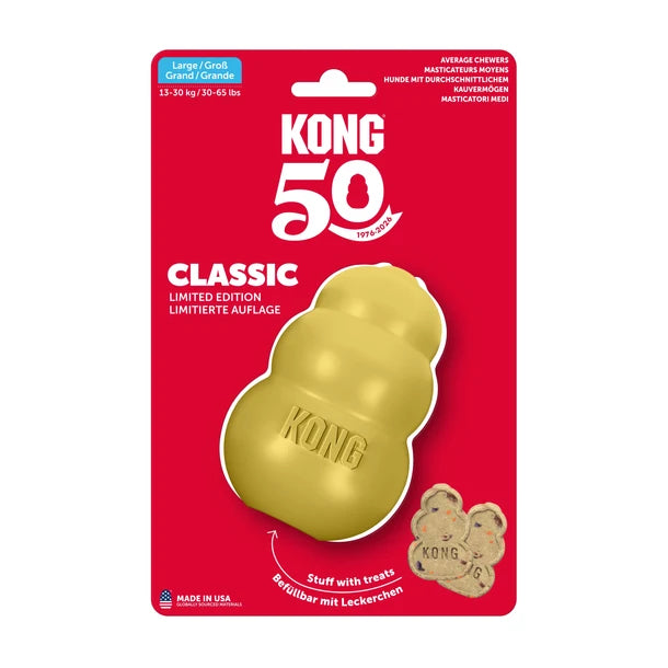 KONG Classic Gold Large – 50th Anniversary Collection product image