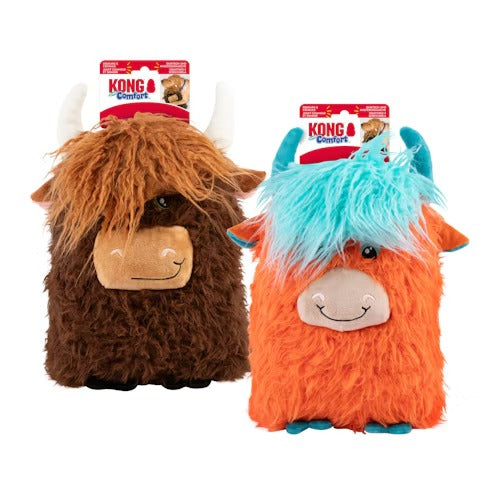 KONG Comfort Jumbo Highland Cow Assorted Extra Large product image