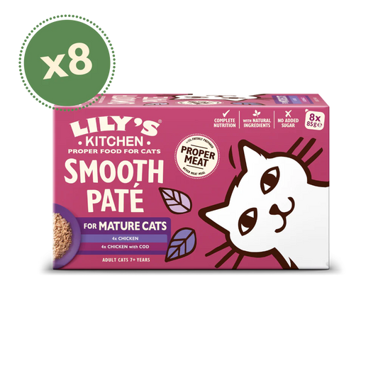 Lily's Kitchen Smooth Pat? Multipack Complete Mature Cat Food 8x85g product image