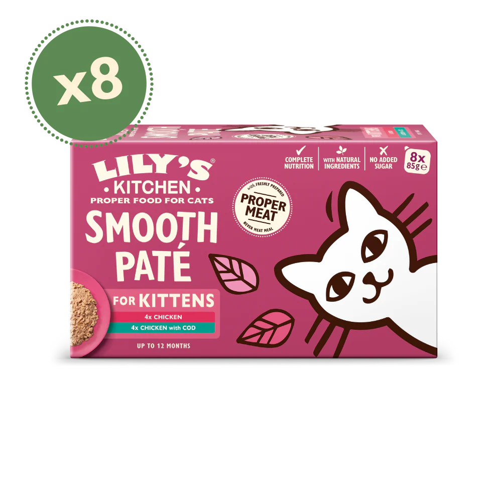 Lilys Kitchen Cat Kitten Smooth Pate Selection 8 x 85g product image