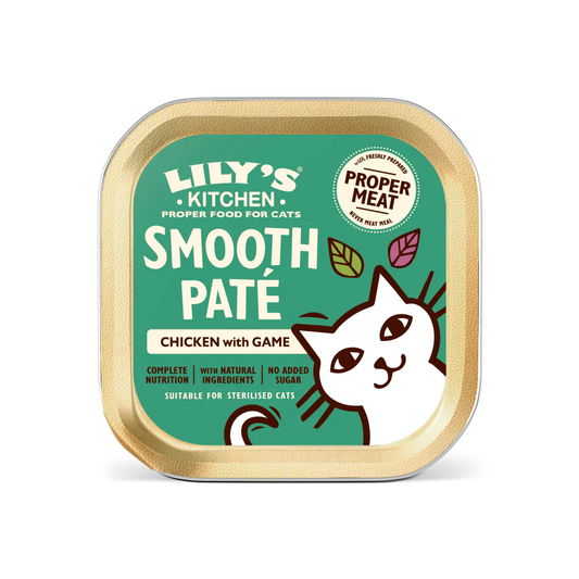 Lily's Kitchen Cat Smooth Pate Adult Chicken & Game 85g product image