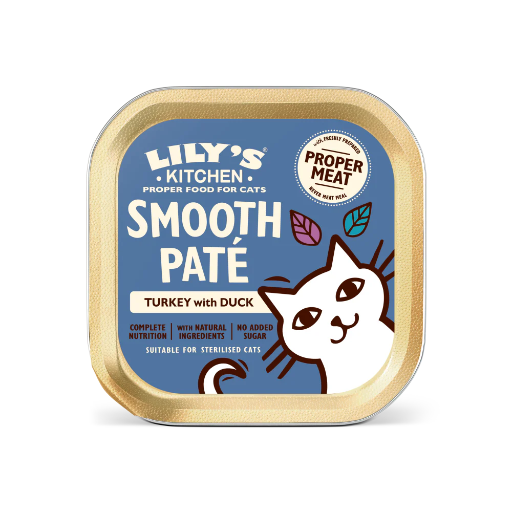 Lily's Kitchen Cat Smooth Pate Adult Turkey with Duck 85g product image