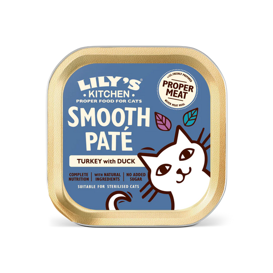 Lily's Kitchen Cat Smooth Pate Adult Turkey with Duck 85g product image