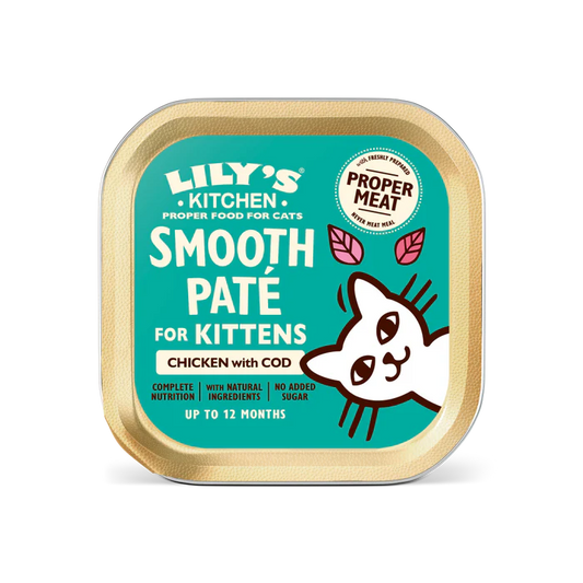 Lily's Kitchen Cat Smooth Pate Kitten Chicken, Cod & Salmon 85g product image