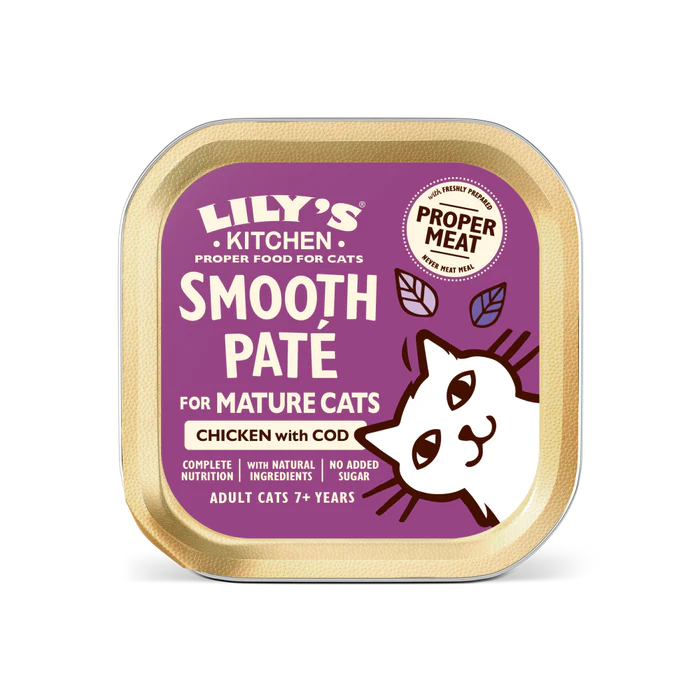 Lily's Kitchen Cat Smooth Pate Mature Chicken, Cod & Shrimp 85g product image