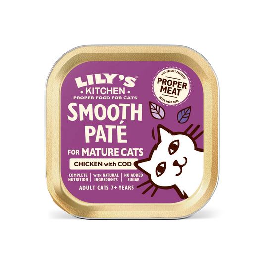 Lily's Kitchen Cat Smooth Pate Mature Chicken, Cod & Shrimp 85g product image