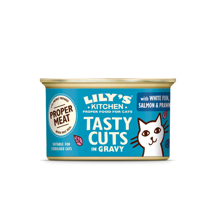 Lilys Kitchen Cat Tasty Cuts Adult Ocean Fish 85G product image