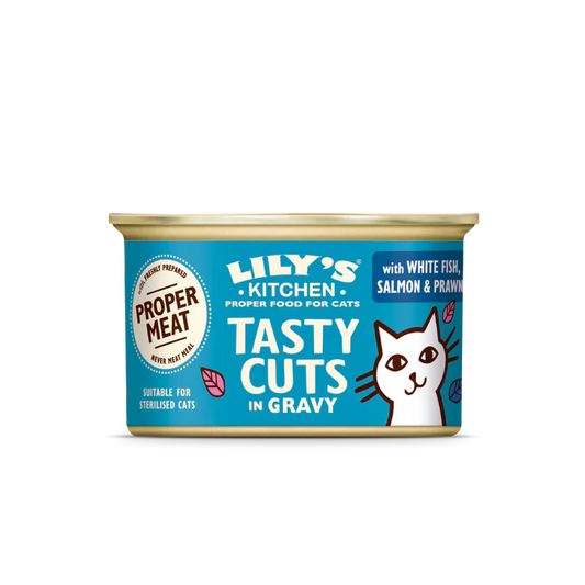 Lilys Kitchen Cat Tasty Cuts Adult Ocean Fish 85G product image