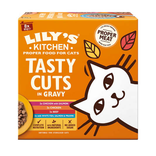 Lilys Kitchen Cat Tasty Cuts In Gravy 8 X 85G Tins product image