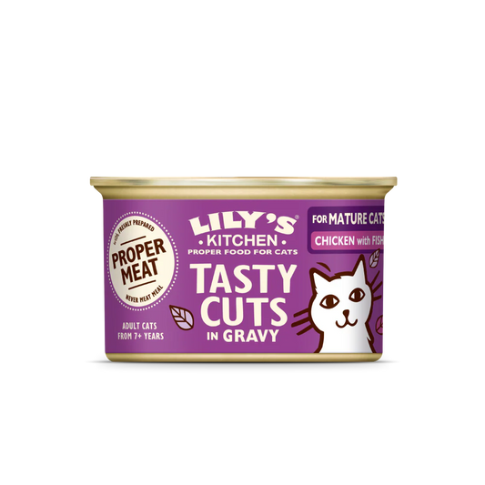 Lily's Kitchen Cat Tasty Cuts Mature Chicken & Fish 85g product image