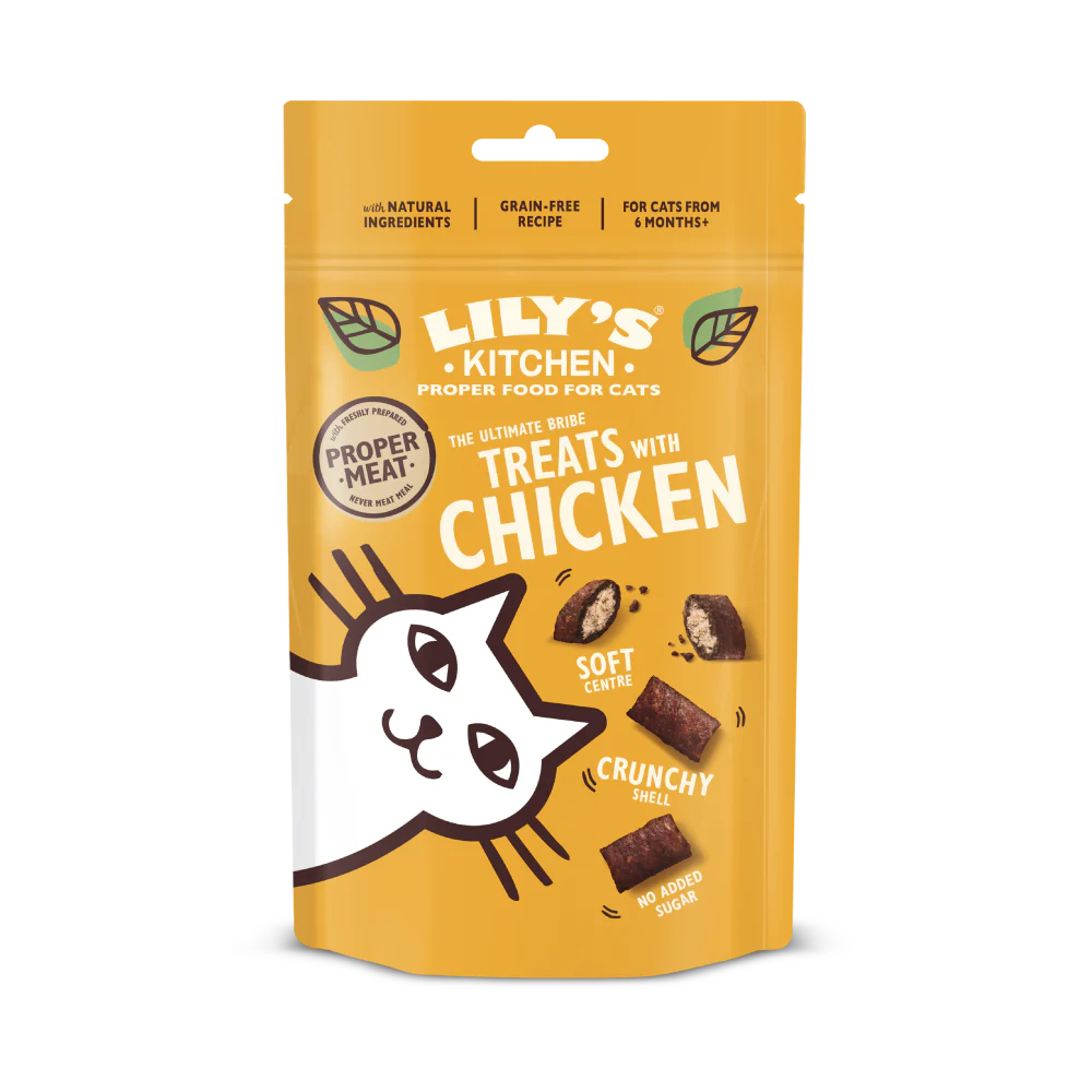 Lilys Kitchen Cat Treats Chicken 60g product image