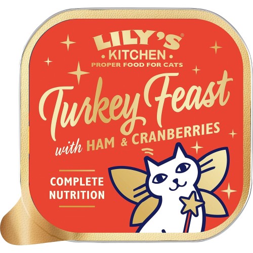 Lily's Kitchen Christmas  Cat Turkey & Ham Pat? 85g product image