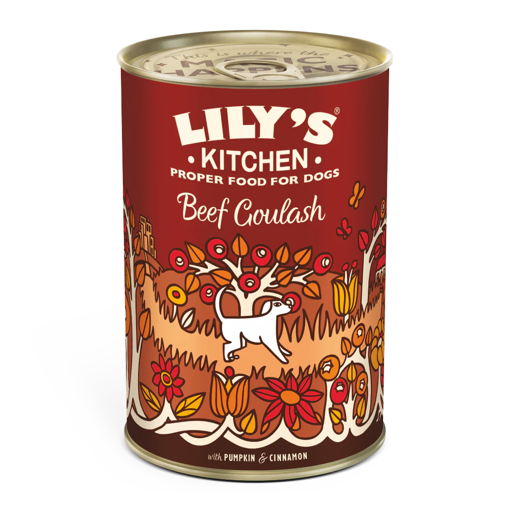 Lilys Kitchen Dog Tin Beef Goulash 400g product image
