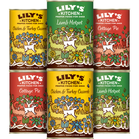 Lilys Kitchen Dog Tin Classic Multipack 6x400g product image