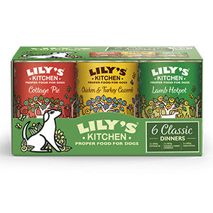 Lilys Kitchen Dog Tin Classic Multipack 6x400g product image