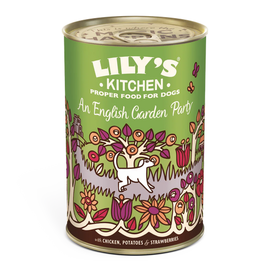 Lilys Kitchen Dog Tin English Garden Party 400g product image