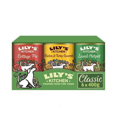 Lilys Kitchen Dog Tin Grain Free Multipack 6x400g product image