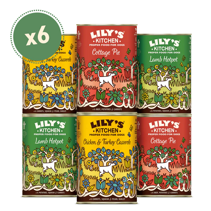 Lilys Kitchen Dog Tin Grain Free Multipack 6x400g product image