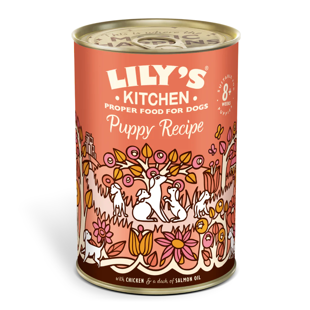 Lily's Kitchen Dog Tin Puppy Chicken Dinner 400g product image