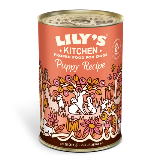 Lily's Kitchen Dog Tin Puppy Chicken Dinner 400g product image