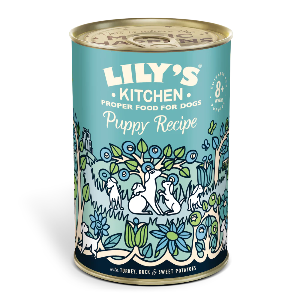 Lily's Kitchen Dog Tin Puppy With Turkey Duck & Kale 400g product image