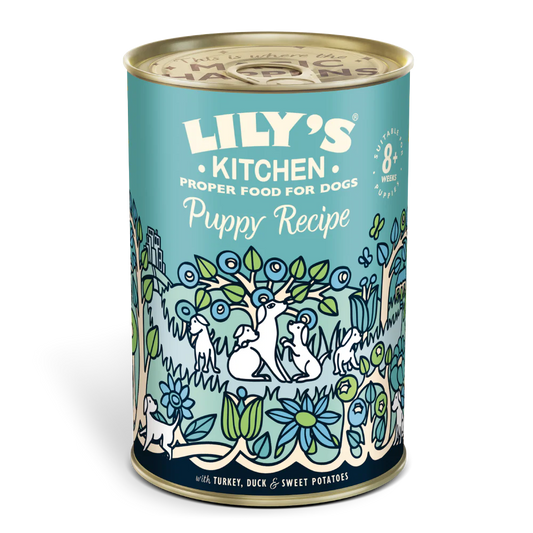 Lily's Kitchen Dog Tin Puppy With Turkey Duck & Kale 400g product image
