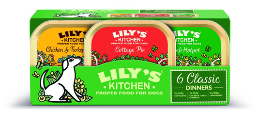 Lily's Kitchen Dog Tray Classic Dinners Multipack 6x150g product image