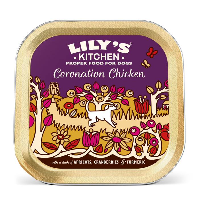Lilys Kitchen Dog Tray Coronation Chicken 150g product image