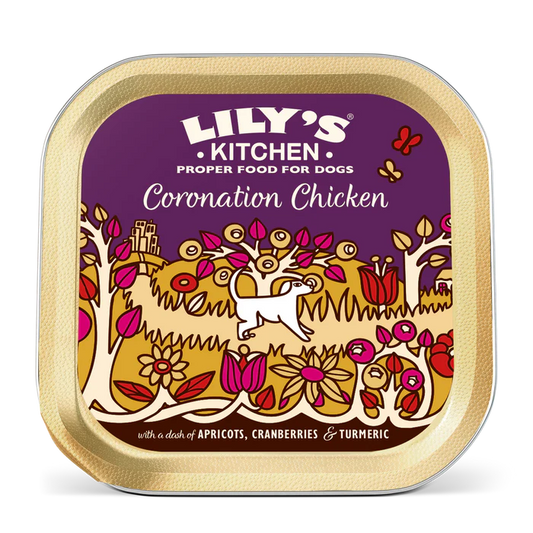 Lilys Kitchen Dog Tray Coronation Chicken 150g product image