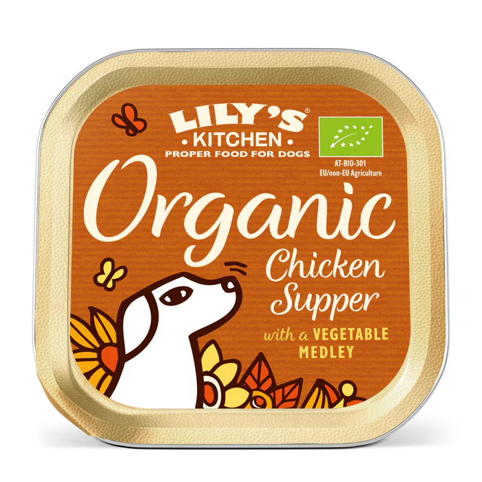 Lily's Kitchen Dog Tray Organic Chicken Supper 150g product image