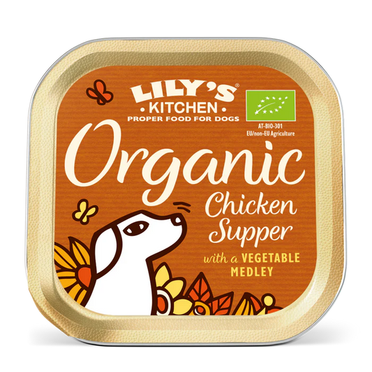Lily's Kitchen Dog Tray Organic Chicken Supper 150g product image