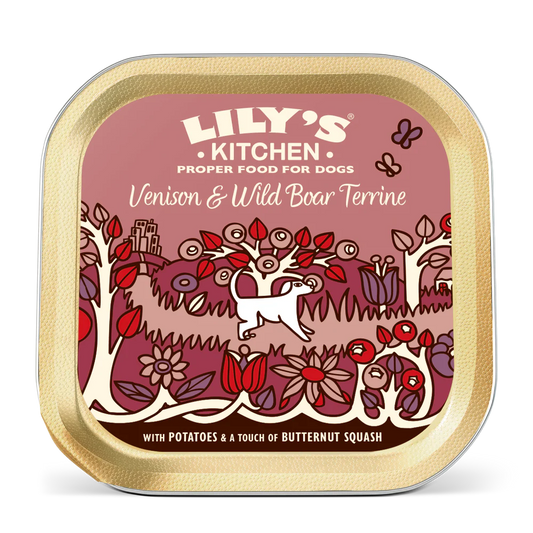 Lilys Kitchen Dog Tray Venison & Wild Boar 150g product image