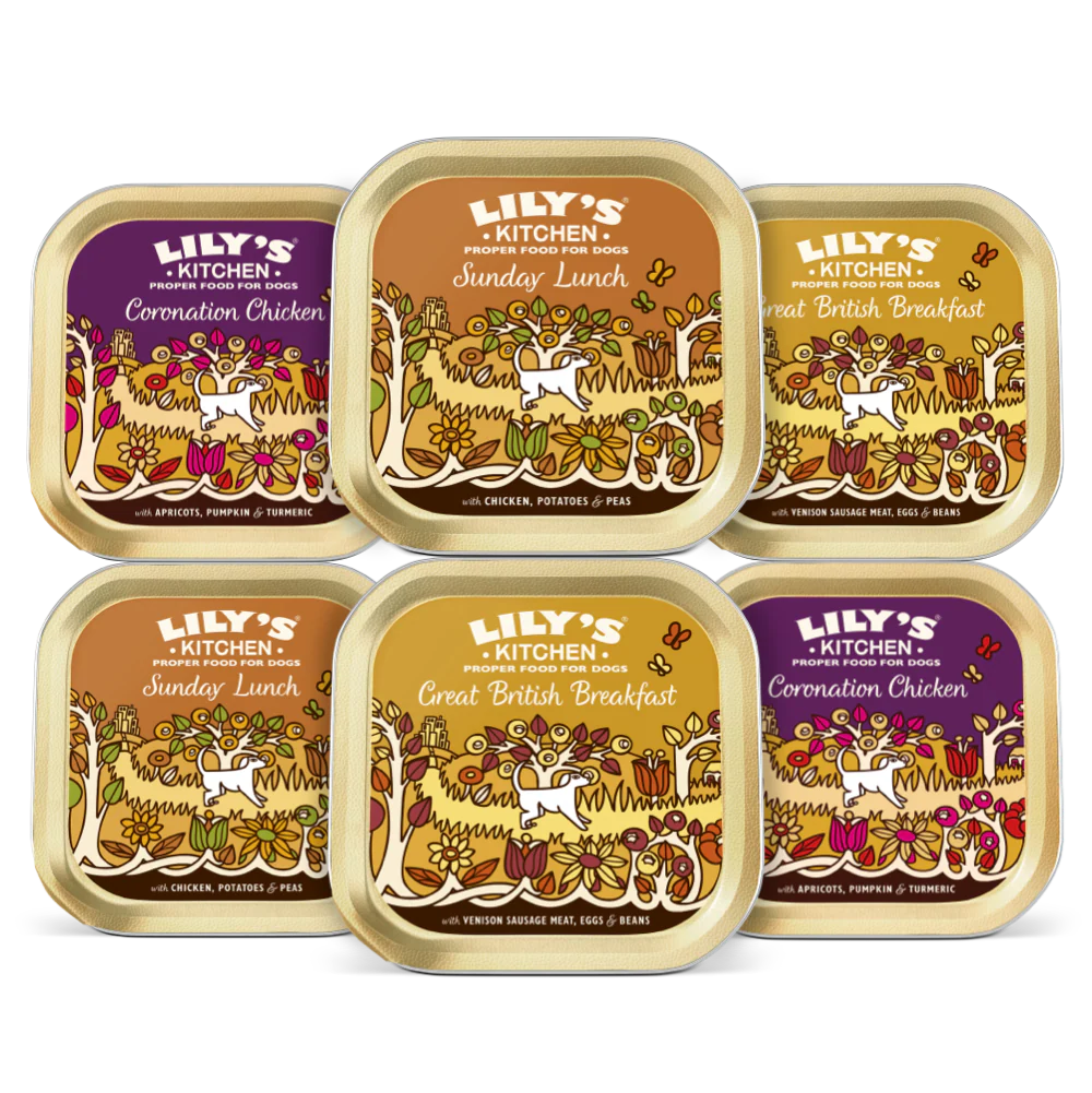 Lily's Kitchen Dog Tray Weekend Favourites Trays Multipack 150g 6pk product image