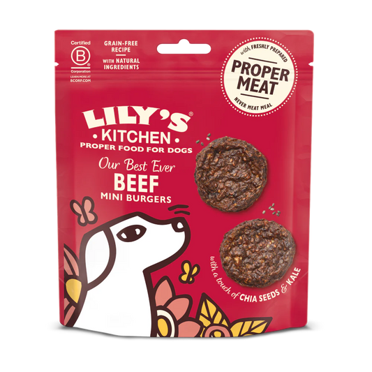 Lily's Kitchen Dog Treats  Our Best Ever Beef Mini Burgers 70g product image
