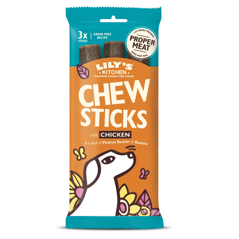 Lily's Kitchen Dog Treats Chew Sticks Chicken 120g product image