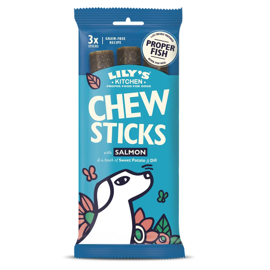 Lily's Kitchen Dog Treats Chew Sticks Salmon 120g product image