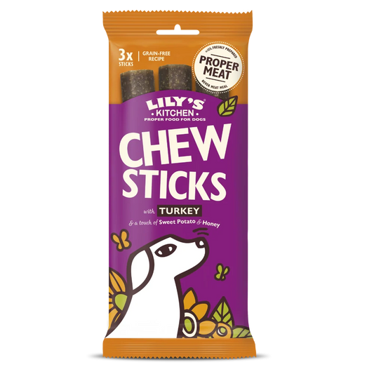 Lily's Kitchen Dog Treats Chew Sticks Turkey 120g product image