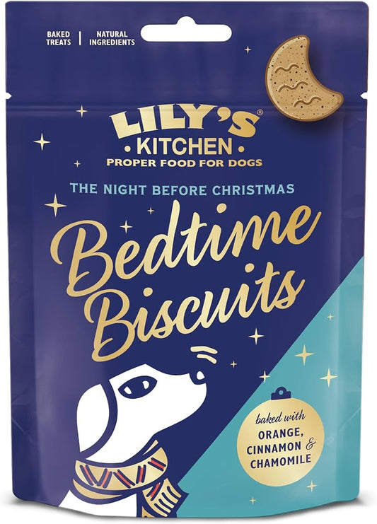 Lily's Kitchen Dog Treats Christmas Bedtime Biscuits 80g product image