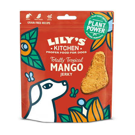 Lily's Kitchen Dog Treats  Totally Tropical Mango Jerky 70g product image