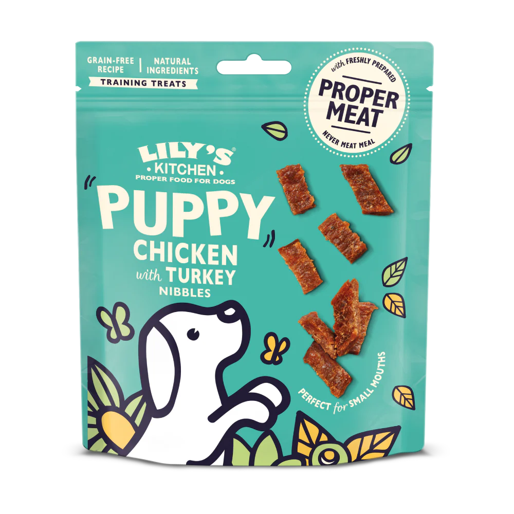 Lily's Kitchen Dog Treats  Puppy Chicken with Turkey Nibbles 70g product image